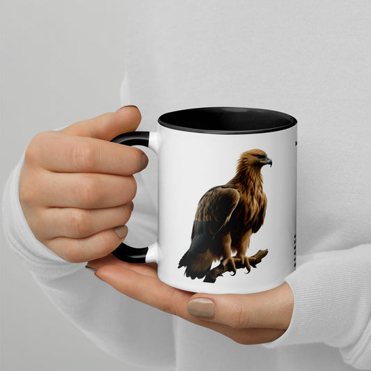 320ml Mug with Colour Inside Birds of Europe 12 Steinadler