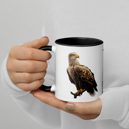 320ml Mug with Colour Inside Birds of Europe 15 Seeadler