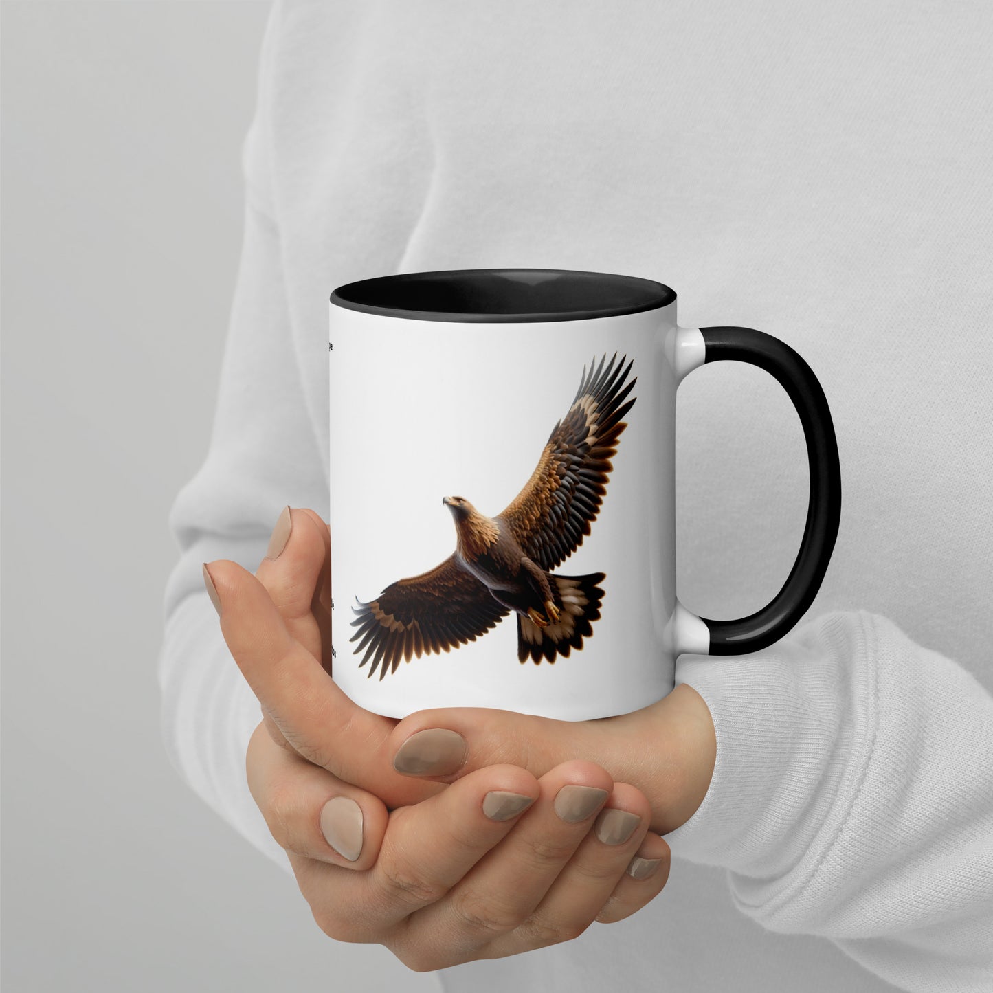 320ml Mug with Colour Inside Birds of Europe 12 Steinadler