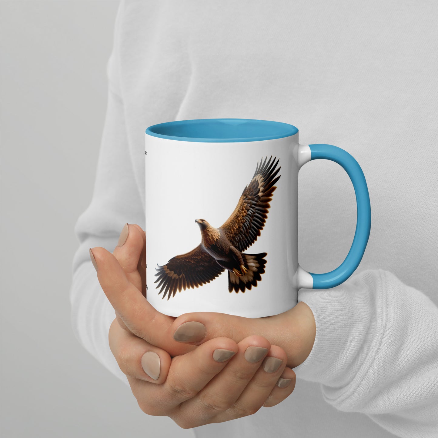 320ml Mug with Colour Inside Birds of Europe 12 Steinadler