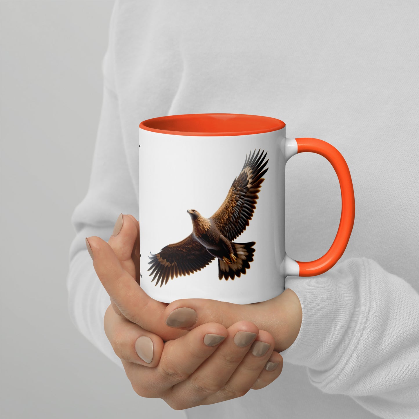 320ml Mug with Colour Inside Birds of Europe 12 Steinadler