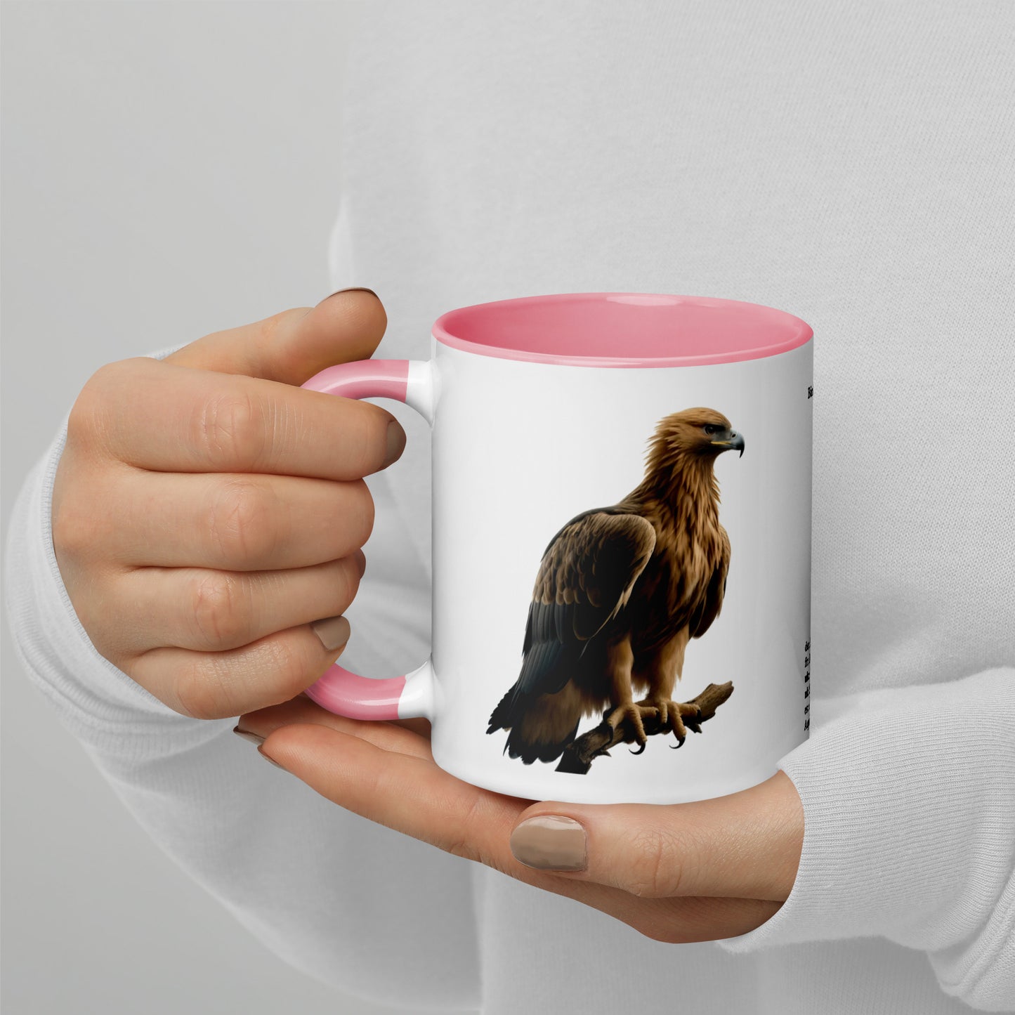 320ml Mug with Colour Inside Birds of Europe 12 Steinadler