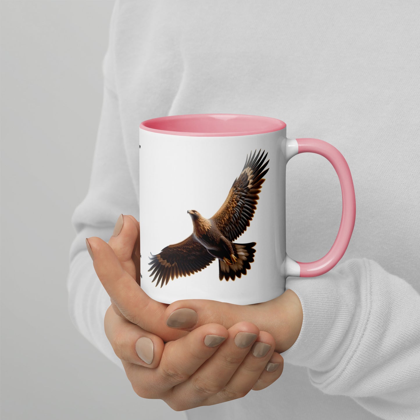 320ml Mug with Colour Inside Birds of Europe 12 Steinadler